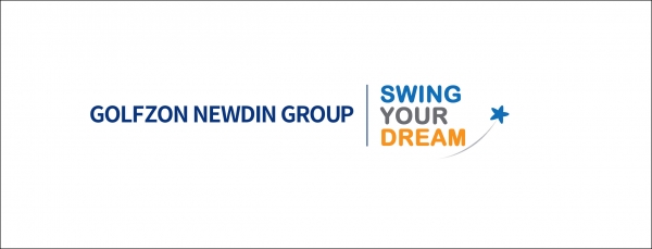 골프존뉴딘그룹의 소외계층 일자리 창출 CSR 캠페인 ‘Swing Your Dream’ 슬로건 BI